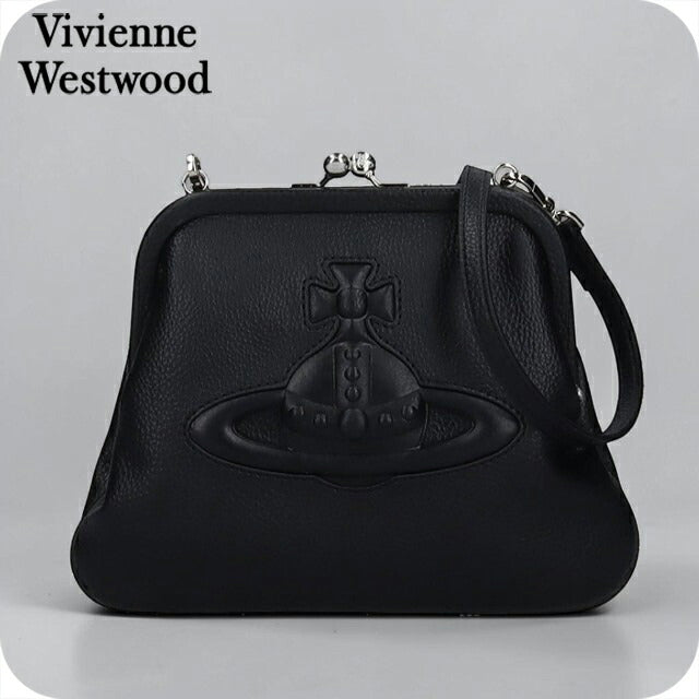 ヴィヴィアン ウエストウッド ショルダーバッグ レディース ブランド Vivienne Westwood がま口 4B010009W BLACK ビビアン 4B010009W-S000D-N403