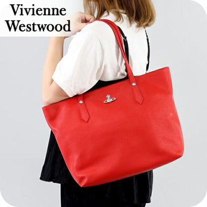 ヴィヴィアン ウエストウッド トートバッグ レディース ブランド Vivienne Westwood 4D010002U L008V H401 レッド ビビアン 4D010002U-L008V-H401
