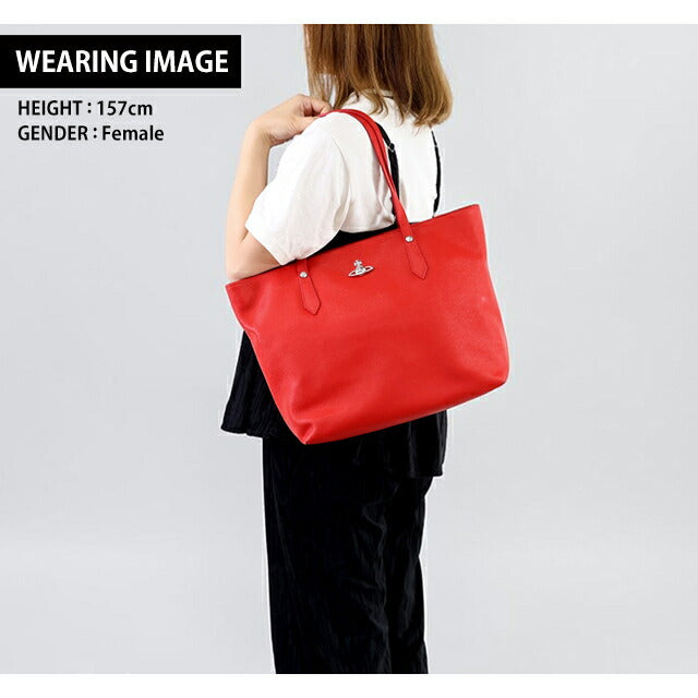 ヴィヴィアン ウエストウッド トートバッグ レディース ブランド Vivienne Westwood 4D010002U L008V H401 レッド ビビアン 4D010002U-L008V-H401