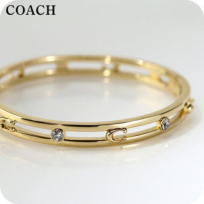 コーチ バングル レディース ブランド COACH ロゴ 506208GLD710 ゴールド アクセサリー 506208GLD710