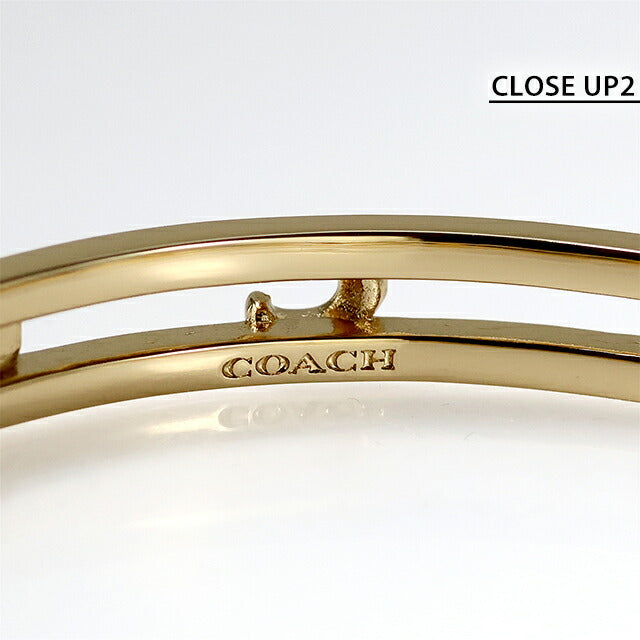 コーチ バングル レディース ブランド COACH ロゴ 506208GLD710 ゴールド アクセサリー 506208GLD710