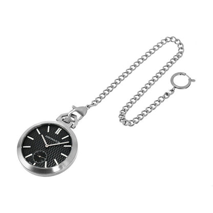 アエロウォッチ 手巻き 懐中時計 ブランド メンズ レディース 数量限定 AEROWATCH 50829-AA05 アナログ ブラック 黒 スイス製 50829-AA05