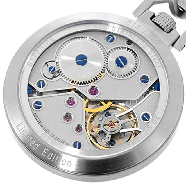 アエロウォッチ 手巻き 懐中時計 ブランド メンズ レディース 数量限定 AEROWATCH 50829-AA05 アナログ ブラック 黒 スイス製 50829-AA05