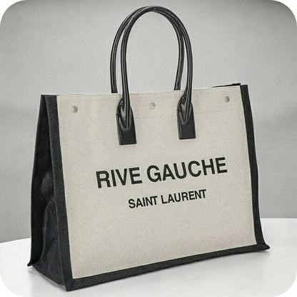 イヴ・サンローラン トートバッグ メンズ レディース ブランド Yves Saint Laurent 509415-FAAVU ホワイト/ブラック 509415FAAVU-9083