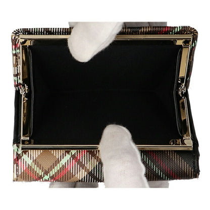 ヴィヴィアン ウエストウッド 三つ折り財布 レディース ブランド Vivienne Westwood ダービー ロゴ 51010018U D101 TARTAN BROWN BLACK 51010018U-D101