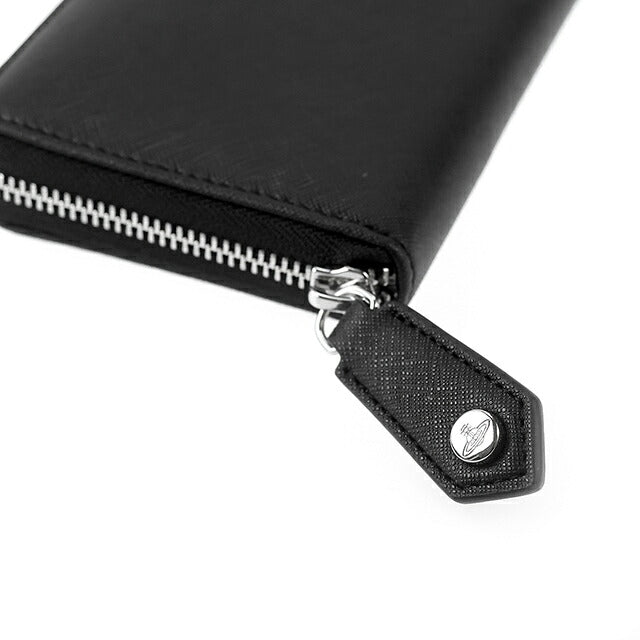 Vivienne Westwood ☆ 美品 ブラック レザー ロングウォレット Vivienne Westwood（ヴィヴィアンウエストウッド） 長財布 アングロ