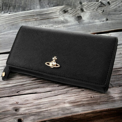 ヴィヴィアン ウエストウッド 財布 長財布 メンズ レディース 小銭入れ Vivienne Westwood ヴィクトリア 51060025 L001N N403 ブラック 記念品 ギフト 51060025-L001N-N403