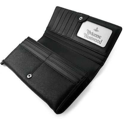 ヴィヴィアン ウエストウッド 財布 長財布 メンズ レディース 小銭入れ Vivienne Westwood ヴィクトリア 51060025 L001N N403 ブラック 記念品 ギフト 51060025-L001N-N403