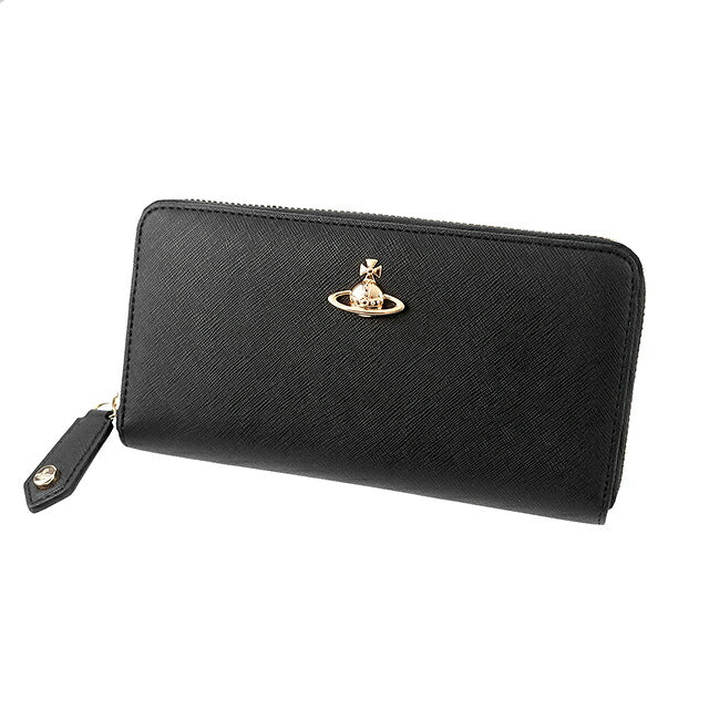 ヴィヴィアン ウエストウッド 長財布 メンズ レディース ブランド Vivienne Westwood ロゴ 5106005BW S000B N402 BLACK ビビアン 5106005BW-S000B-N402
