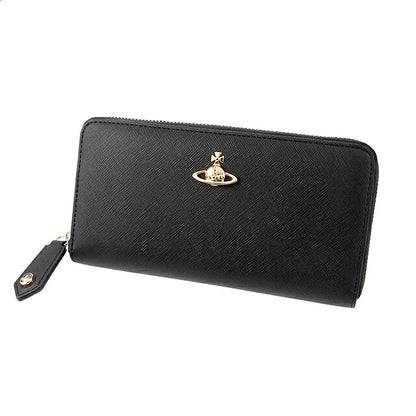 ヴィヴィアン ウエストウッド 長財布 メンズ レディース ブランド Vivienne Westwood ロゴ 5106005BW S000B N402 BLACK ビビアン 5106005BW-S000B-N402