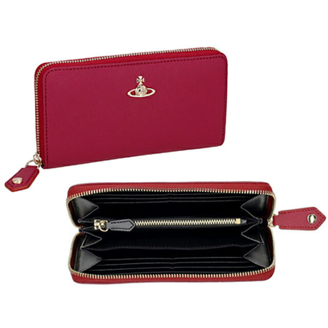 ヴィヴィアン・ウエストウッド 長財布 レディース ブランド Vivienne Westwood 5106005BW レッド 5106005BWSAFFPL-RED-H411