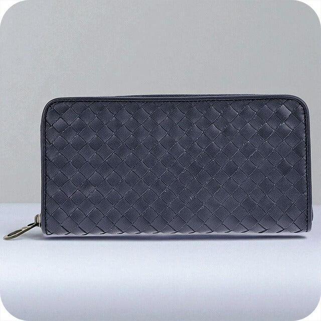 ボッテガ・ヴェネタ 長財布 メンズ レディース ブランド BOTTEGA VENETA レザー 510643-V4651 ネイビー 510643-V4651-4013