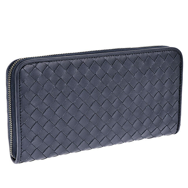 ボッテガ・ヴェネタ 長財布 メンズ レディース ブランド BOTTEGA VENETA レザー 510643-V4651 ネイビー 510643-V4651-4013