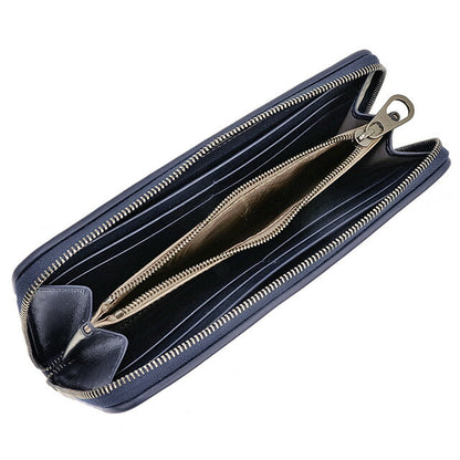 ボッテガ・ヴェネタ 長財布 メンズ レディース ブランド BOTTEGA VENETA レザー 510643-V4651 ネイビー 510643-V4651-4013
