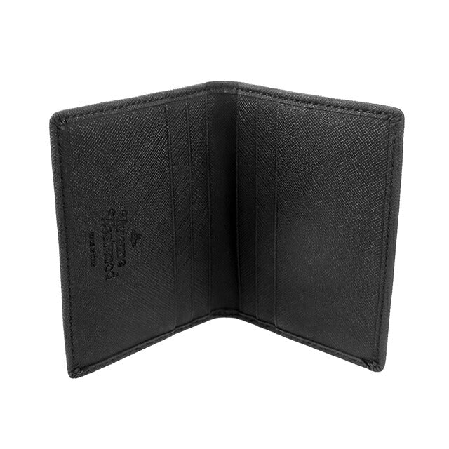 ヴィヴィアン ウエストウッド カードケース コンパクト メンズ レディース ブランド Vivienne Westwood ロゴ 51110023 S000B N401 BLACK ビビアン 51110023-S000B-N401