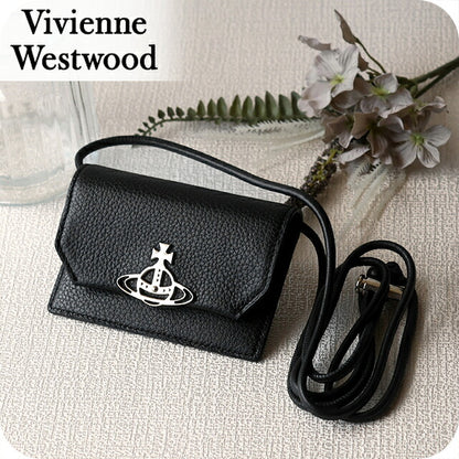 ヴィヴィアン ウエストウッド カードケース コンパクト レディース ブランド Vivienne Westwood ロゴ 5112001BU L001J N401 BLACK ビビアン 5112001BU-L001J-N401