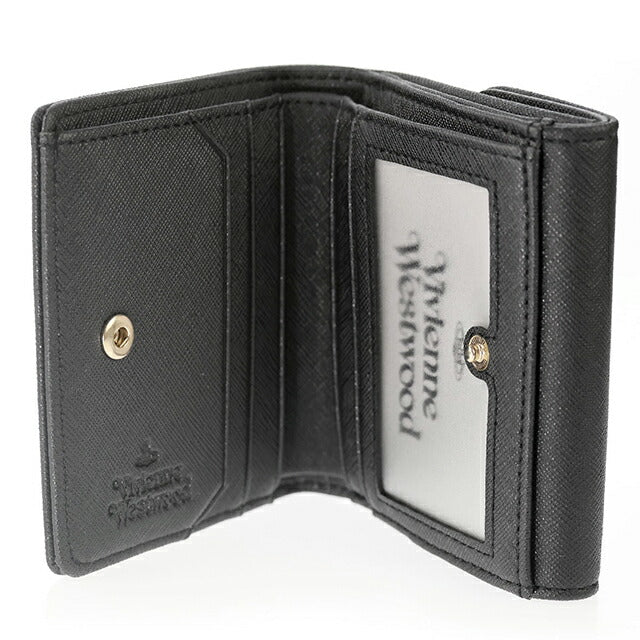 【新品】ヴィヴィアン ウエストウッド Vivienne Westwood 財布 レディース 51150028U S000B N401 SAFFIANO PLAIN ヴィヴィアン ウエストウッド 二つ折り財布 レディース Vivienne