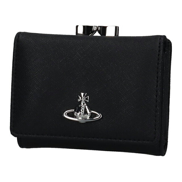 ヴィヴィアン ウエストウッド 三つ折り財布 三折財布 レディース ブランド Vivienne Westwood 5115002MW BLACK ビビアン 5115002MW-S0021-N401