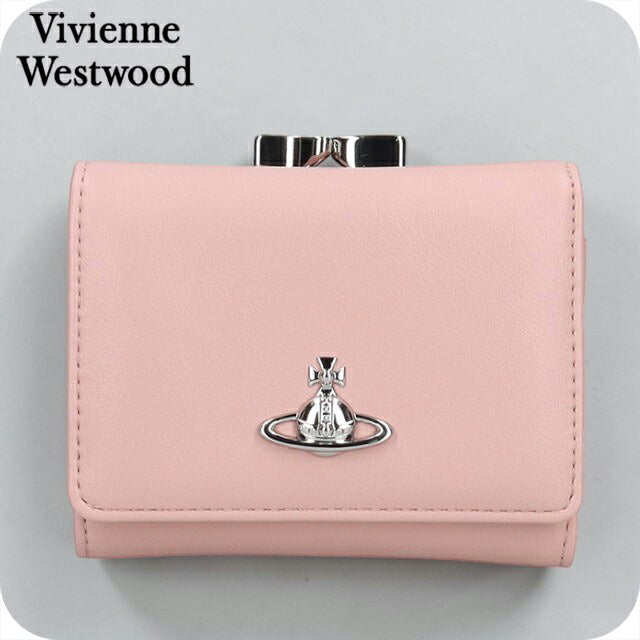 ヴィヴィアン ウエストウッド 三つ折り財布 三折財布 レディース ブランド Vivienne Westwood 5115002MW PASTEL PINK ビビアン 5115002MW-S0026-G405
