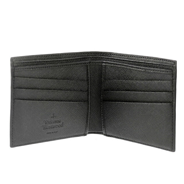 【新品】ヴィヴィアン ウエストウッド Vivienne Westwood 財布 ユニセックス 5115002PM S000B N401 SAFFIANO PLAIN ヴィヴィアン ウエストウッド 二つ折り財布 メンズ レディース