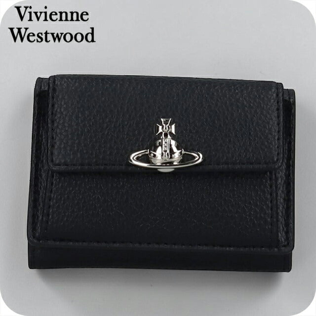 ヴィヴィアン ウエストウッド 三つ折り財布 三折財布 レディース ブランド Vivienne Westwood 5115002TW BLACK ビビアン 5115002TW-S000D-N403