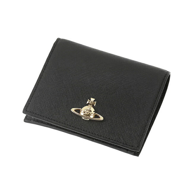 【新品】ヴィヴィアン ウエストウッド Vivienne Westwood 財布 レディース 51150030W S000B N402 SAFFIANO PLAIN ヴィヴィアン ウエストウッド 二つ折り財布 レディース Vivienne