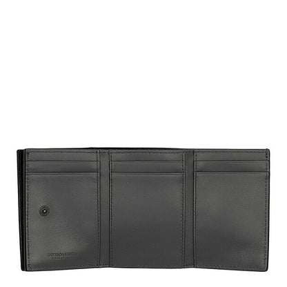 ボッテガ・ヴェネタ 三つ折り財布 メンズ ブランド BOTTEGA VENETA 515385-V3UN2 ブラック 515385-V3UN2-1295