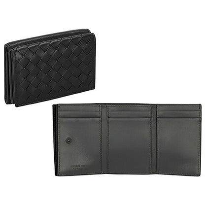 ボッテガ・ヴェネタ 三つ折り財布 メンズ ブランド BOTTEGA VENETA 515385-V3UN2 ブラック 515385-V3UN2-1295