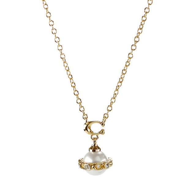 COACH レディース 雑貨 517799 GLD 107 コーチ ネックレス レディース ブランド COACH ペンダント ロゴ