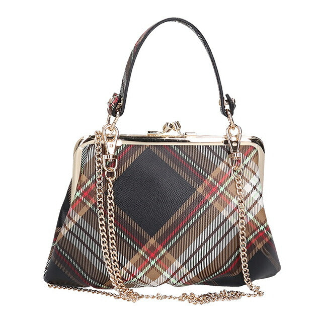 ヴィヴィアン ウエストウッド ハンドバッグ レディース ブランド Vivienne Westwood ダービー ロゴ 2WAY 52020003U D101 52020003U-D101