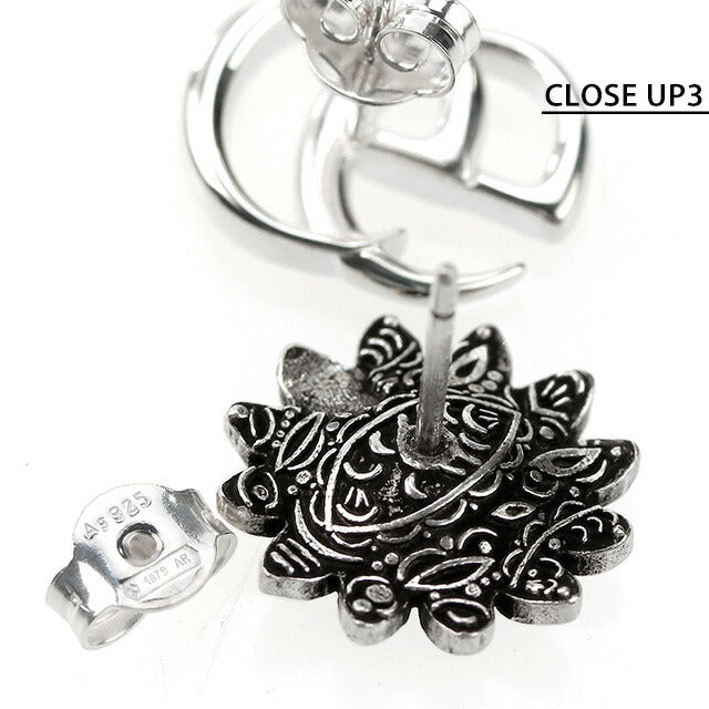 グッチ ピアス GUCCI ダブルＧ sterling silver フラワー ブルートパーズ 花 スタッド レディース 527344 I5569 8183 アクセサリー 527344-I5569-8183