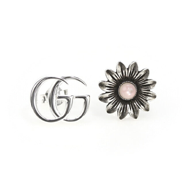 グッチ ピアス GUCCI ダブルＧ sterling silver フラワー ピンク マザーオブパール 花 スタッド レディース 527344 J8440 8164 アクセサリー 527344-J8440-8164