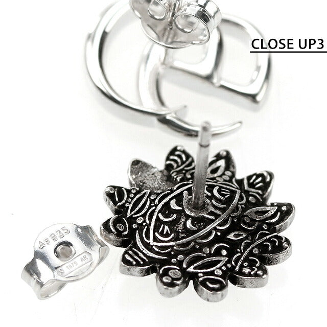 グッチ ピアス GUCCI ダブルＧ sterling silver フラワー ピンク マザーオブパール 花 スタッド レディース 527344 J8440 8164 アクセサリー 527344-J8440-8164