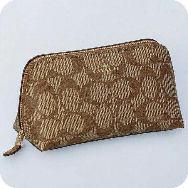 コーチ ポーチ レディース ブランド COACH 53385 IMBDX 1 ベージュ 53385-IMBDX-1