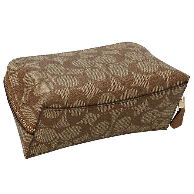 コーチ ポーチ レディース ブランド COACH 53385 IMBDX 1 ベージュ 53385-IMBDX-1