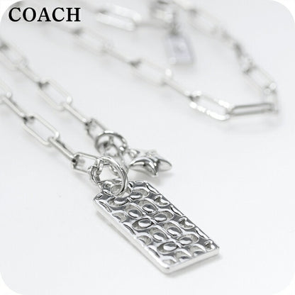 コーチ ネックレス レディース ブランド COACH ペンダント 541348RHO030 シルバー アクセサリー 541348RHO030