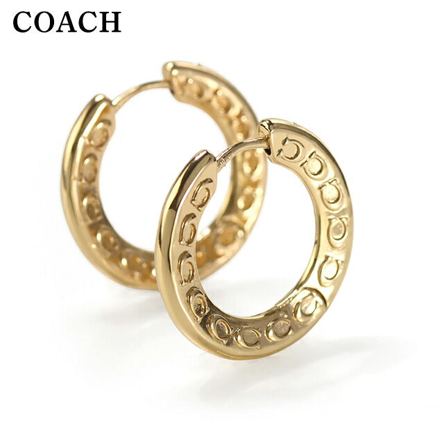 コーチ ピアス レディース ブランド COACH フープ 両耳用 541370GLD710 ゴールド アクセサリー 541370GLD710