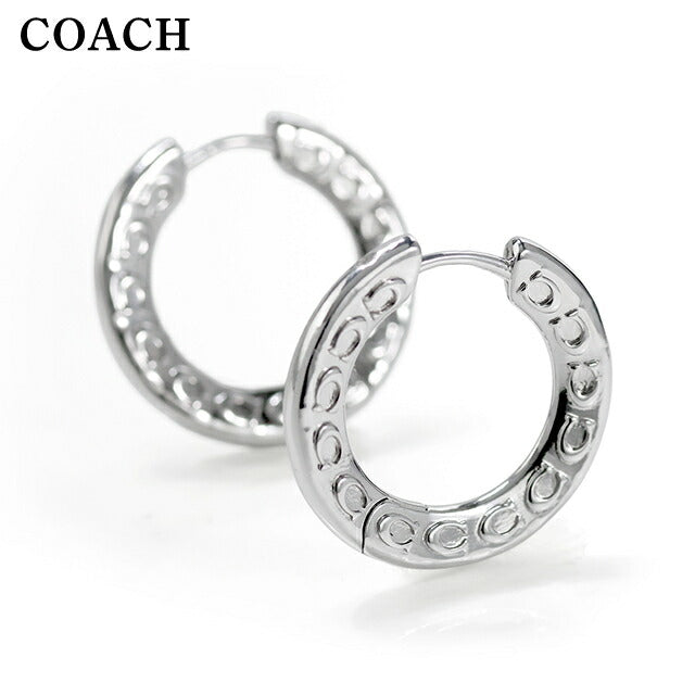 コーチ ピアス レディース ブランド COACH フープ 両耳用 541370RHO030 シルバー アクセサリー 541370RHO030