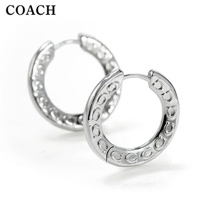コーチ ピアス レディース ブランド COACH フープ 両耳用 541370RHO030 シルバー アクセサリー 541370RHO030