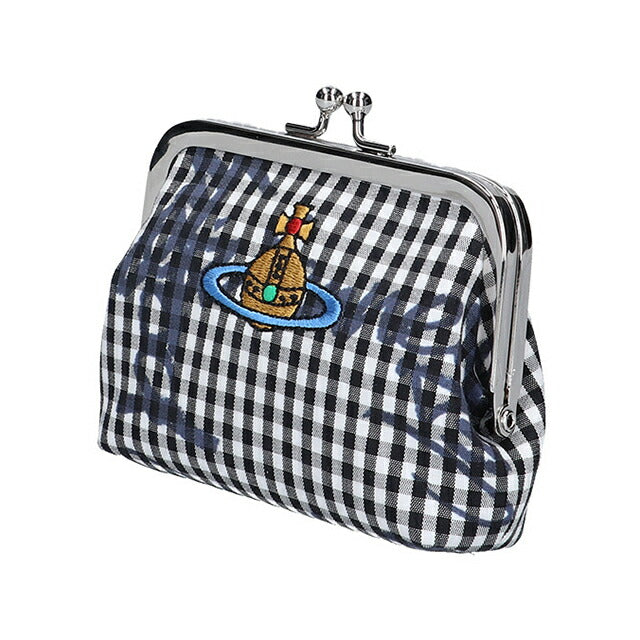 ヴィヴィアン ウエストウッド コインケース レディース ブランド Vivienne Westwood ギンガム がま口 小銭入れ ロゴ 56010006W W011T O302 56010006W-W011T-O302