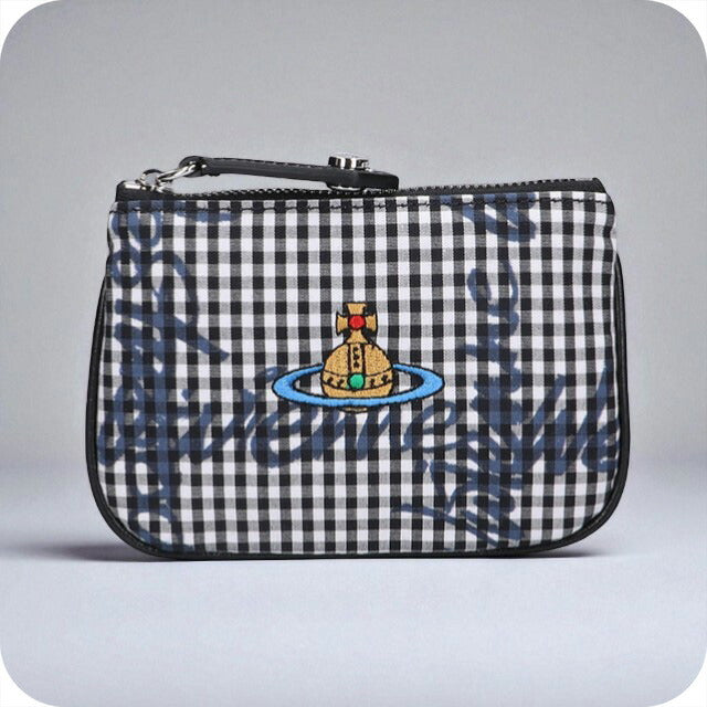 ヴィヴィアン ウエストウッド コインケース レディース ブランド Vivienne Westwood ギンガム 小銭入れ ロゴ 56010004U W011T O302 56010004U-W011T-O302