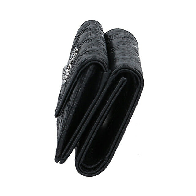 ヴィヴィアン ウエストウッド 三つ折り財布 レディース ブランド Vivienne Westwood エンボスドナッパ ロゴ 5115002FW L003E N403 BLACK 5115002FW-L003E-N403