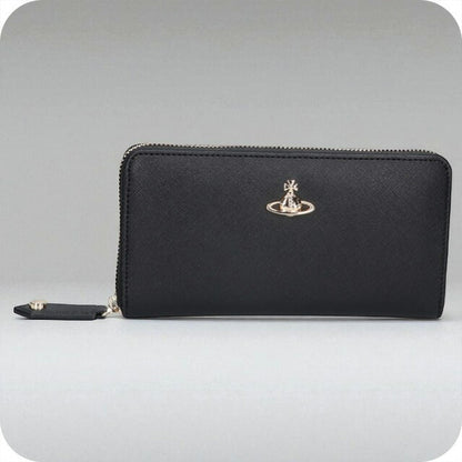 ヴィヴィアン ウエストウッド 長財布 レディース ブランド Vivienne Westwood サフィアーノプレーン ロゴ 5106005BW S0021 N402 5106005BW-S0021-N402