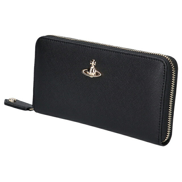 ヴィヴィアン ウエストウッド 長財布 レディース ブランド Vivienne Westwood サフィアーノプレーン ロゴ 5106005BW S0021 N402 5106005BW-S0021-N402