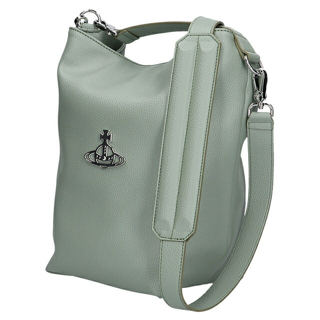 ヴィヴィアン ウエストウッド ショルダーバッグ レディース ブランド Vivienne Westwood サム ロゴ 2WAY 4C020001U S000D M40 GREEN 4C020001U-S000D-M40