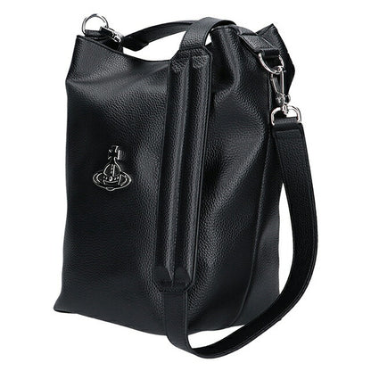 ヴィヴィアン ウエストウッド ショルダーバッグ レディース ブランド Vivienne Westwood サム ロゴ 2WAY 4C020001U S000D N403 BLACK 4C020001U-S000D-N403