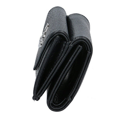 ヴィヴィアン ウエストウッド 三つ折り財布 レディース ブランド Vivienne Westwood ピーユーグレイン ロゴ 5115002FW S000D N403 BLACK 5115002FW-S000D-N403