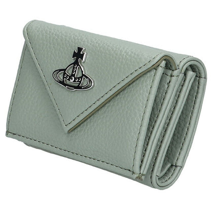 ヴィヴィアン ウエストウッド 三つ折り財布 レディース ブランド Vivienne Westwood ピーユーグレイン ロゴ 5115002FW S000D M40 GREEN 5115002FW-S000D-M40