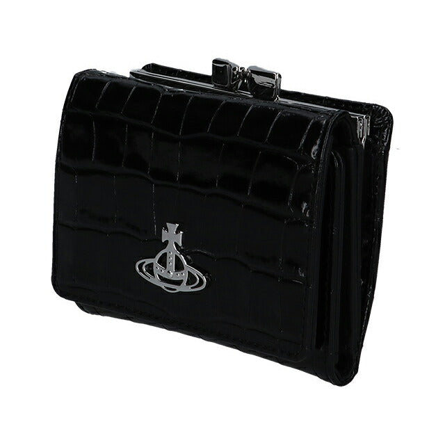 ヴィヴィアン ウエストウッド 三つ折り財布 レディース ブランド Vivienne Westwood エンボスクロコレザー ロゴ 5115002NW L0098 N401 5115002NW-L0098-N401
