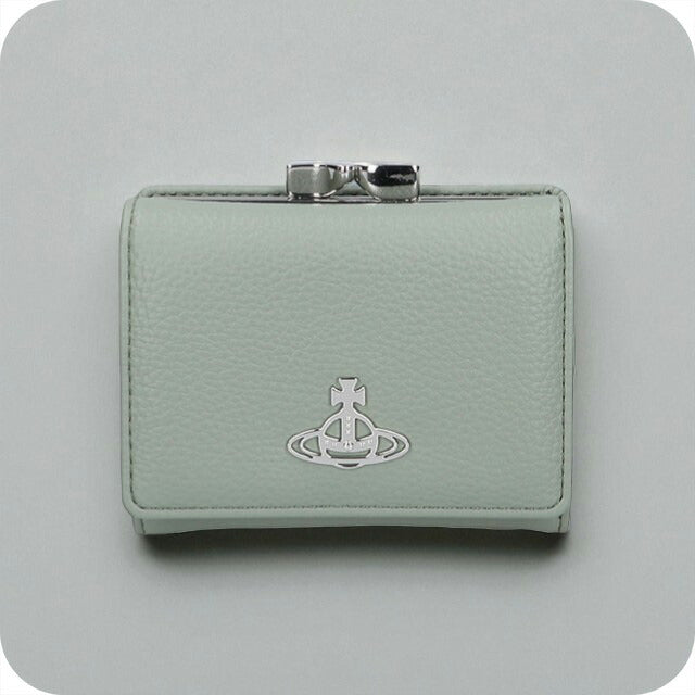 ヴィヴィアン ウエストウッド 三つ折り財布 レディース ブランド Vivienne Westwood ピーユーグレイン がま口 ロゴ 5115002NW S000D M40 5115002NW-S000D-M40
